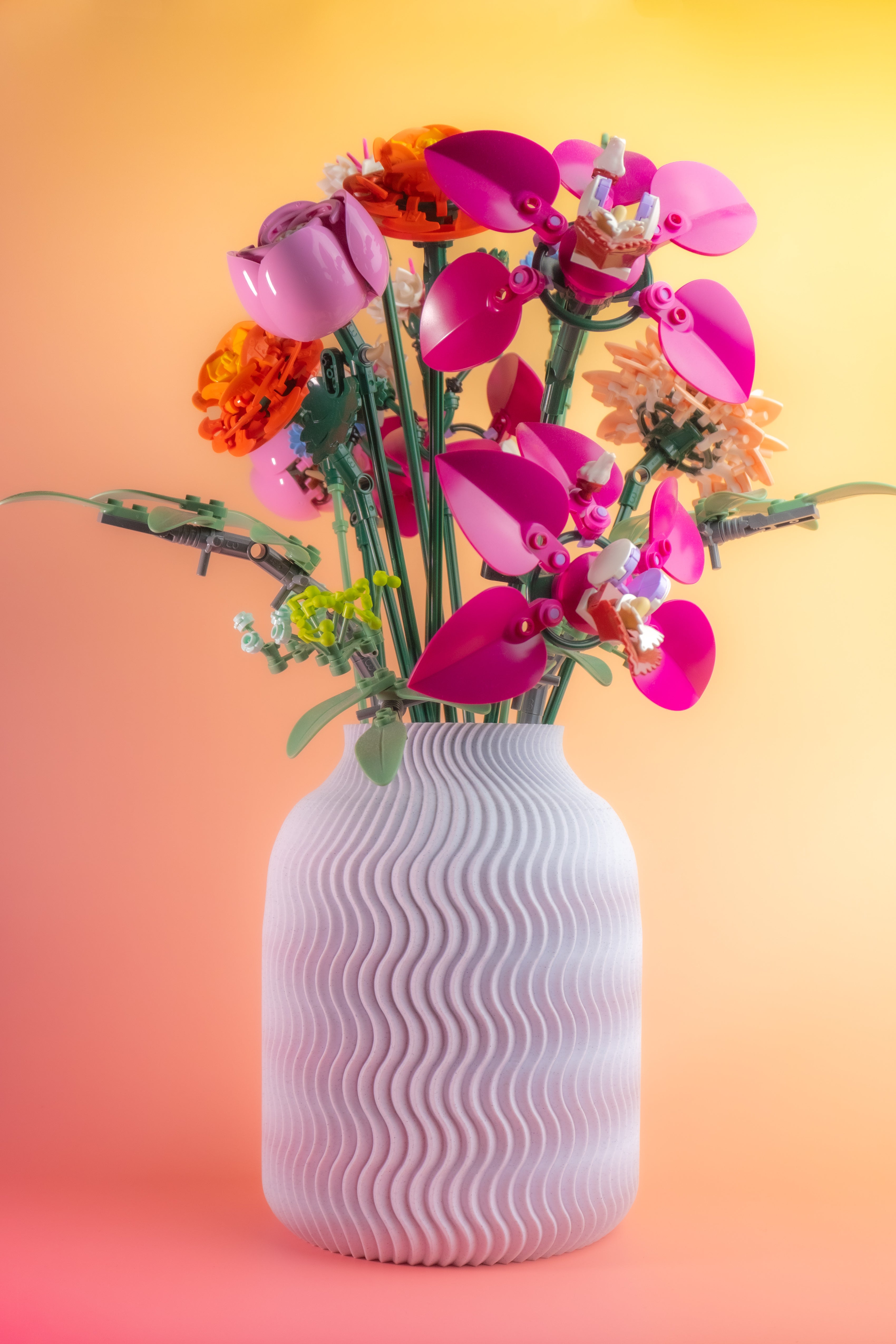 Coral Vase XL - with holder for LEGO® Botanical sets