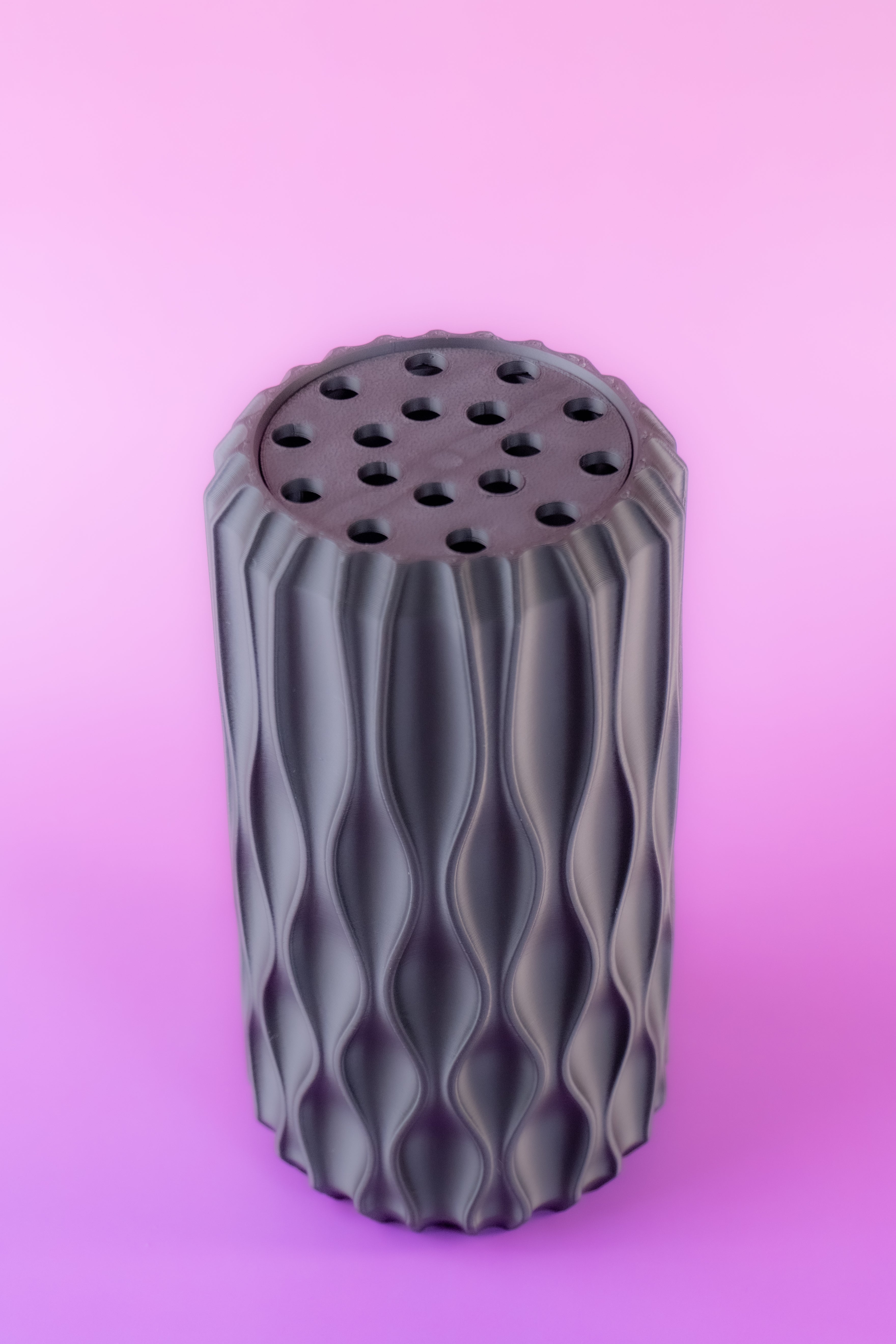 Long Future Vase - with holder for LEGO® Botanical sets