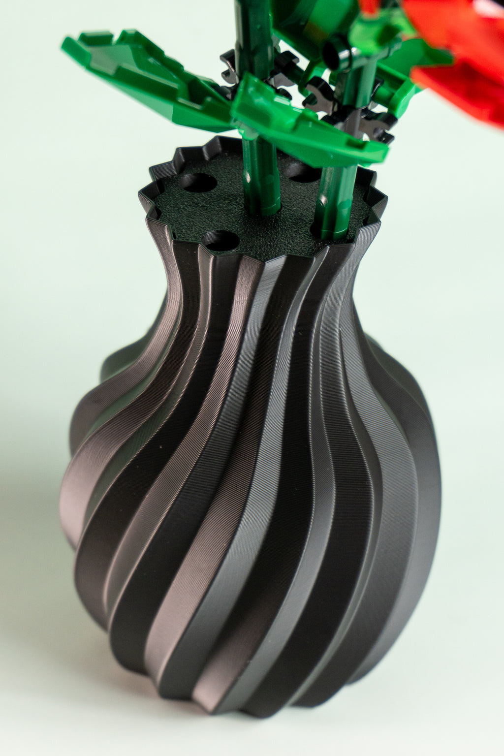 Mini Vase for LEGO® Botanical flowers - With flower holder